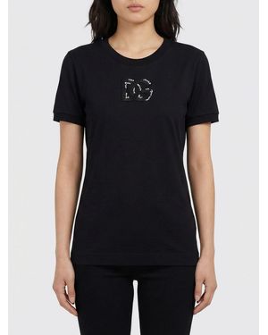 Dolce & Gabbana Dolce &Amp Gabbana Cotton T-Shirts Dg - Black