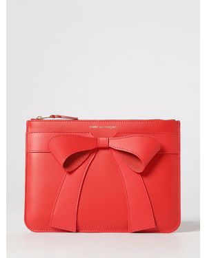 Comme des Garçons Comme Des Gar&Ccedil	Ons Leather Wallet With Bow - Red