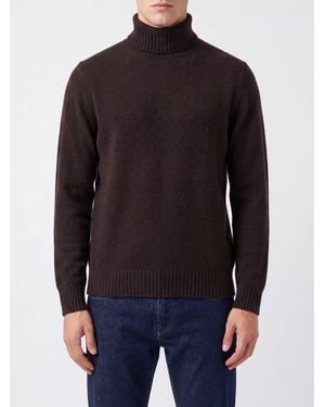 Drumohr Long-Sleeved Turtleneck - Blue