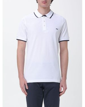 Fay Cotton Polo Shirt With Logo - White