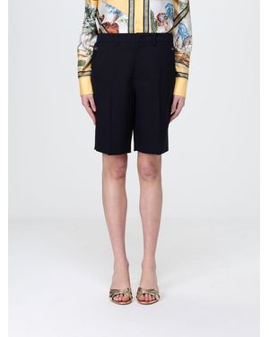 Gucci Pantalones Cortos De Lana - Azul