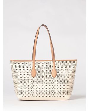 Gianni Chiarini Mashup Perforated Leather Bag - Natural