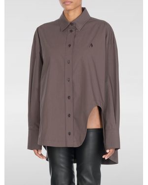 The Attico Hemdbluse Damen - Braun
