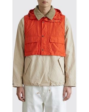 Barbour Transport Smock Casual Jacket X Kaptain Sunshine - Red