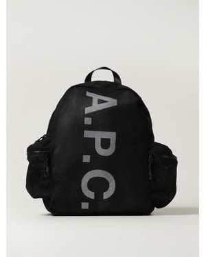 A.P.C. Stylish & Functional Backpack With External Pockets For Everyday Essentials - Black