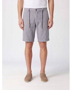 Myths Linen Drawstring Shorts - Grey