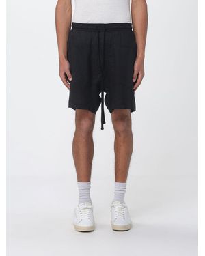 Thom Krom Linen Drawstring Shorts - Black