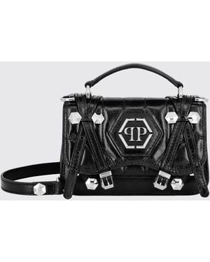 Philipp Plein Bolso De Piel - Negro