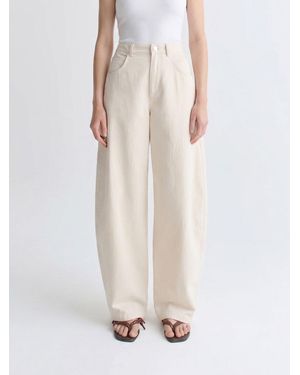 Séfr Twill Baggy Trousers - Natural