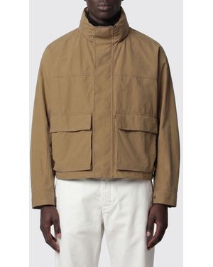 Lemaire High-Neck Lightweight Cotton Jacket With Patch Pockets - Natural