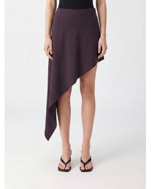 Alaïa Asymmetrical Mini Skirt - Blue