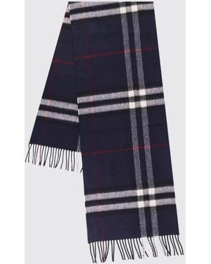 Burberry Sciarpa Uomo - Blu