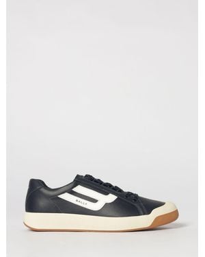 Bally Leather Trainers - Blue
