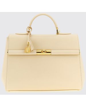 Dolce & Gabbana Dolce &Amp Gabbana Marlene Grained Leather Bag - Natural