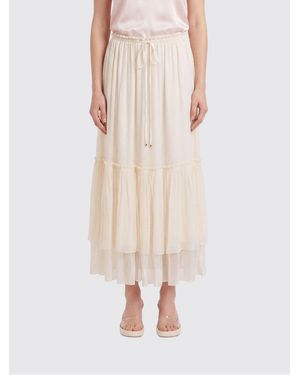 Chloé ChloÉ Midi Skirt - Natural