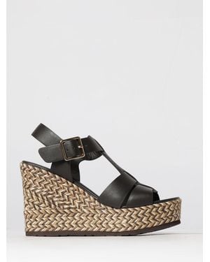 Paloma Barceló Nappa Wedge Sandals - Brown