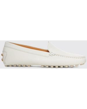 Tod's Leather Driving Loafer - Natural