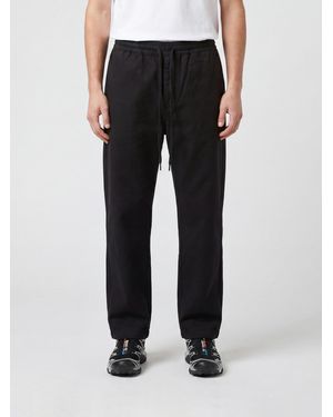 Carhartt Floyde Stretch-Cotton Drawstring Sweatpants With Logo - Black
