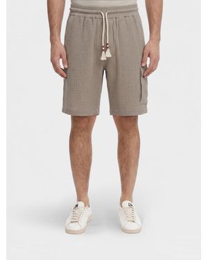 MC2 Saint Barth Cotton Cargo Shorts - Natural