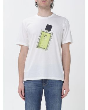 Paul Smith T-Shirt Aus Bio-Baumwolle Mit Grafik-Logo-Print - Weiß