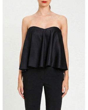 Twinset Satin Top - Black