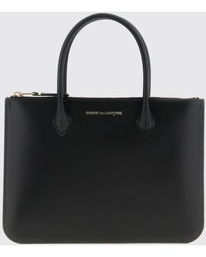 Comme des Garçons Leather Bag - Black