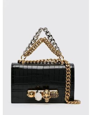 McQueen Shoulder Bag - Black