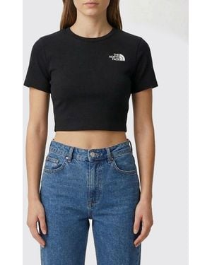 The North Face Cropped Fit Stretch Cotton T-Shirt - Black
