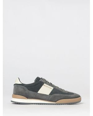 Paul Smith Baskets Dover Bicolores En Cuir Lisse Et Suédé Avec Logo - Multicolore