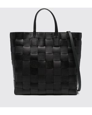 Dragon Diffusion Braided Leather Pino Bag - Black