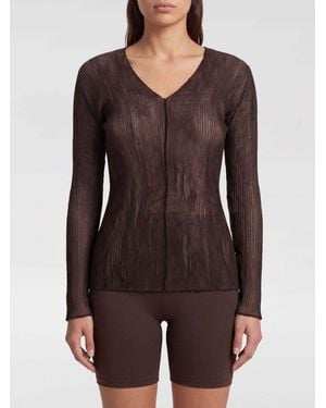 Issey Miyake Jersey Top - Purple