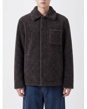Herno Single-Breasted Short Coat - Black