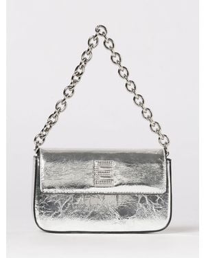 ERMANNO FIRENZE Laminated Leather Bag - Grey