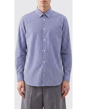 Comme des Garçons Camicia Relaxed Fit A Quadri Vichy - Viola
