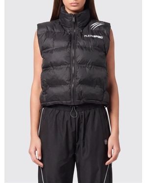 Philipp Plein Padded Nylon Vest - Black