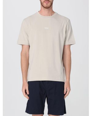 BOSS T-Shirt Basic Con Mini Logo - Bianco