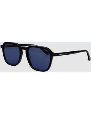 Calvin Klein Occhiali Da Sole Aviator - Blu