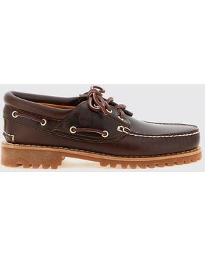 Timberland Authentic 3 Eye Classic Bootsschuhe Aus Glattleder - Braun