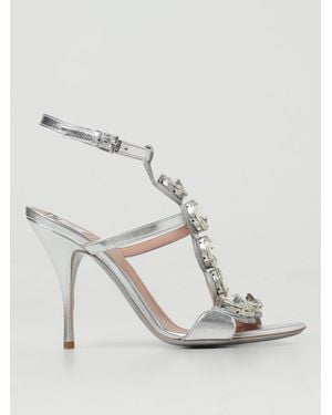Moschino Heeled Sandals - Natural