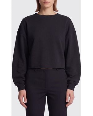 Thom Krom Cotton Crew Neck Sweatshirt - Blue