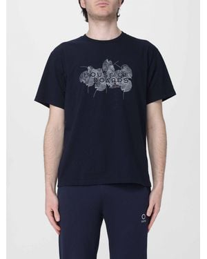 Suns Boards Printed Cotton Jersey T-Shirt - Blue
