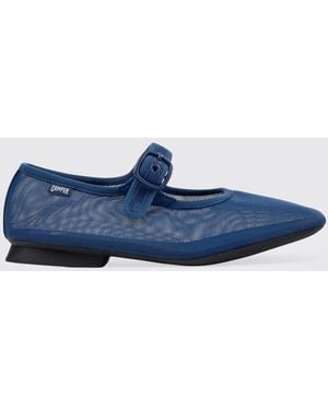 Camper Casi Myra Recycled Polyester Ballerinas - Blue