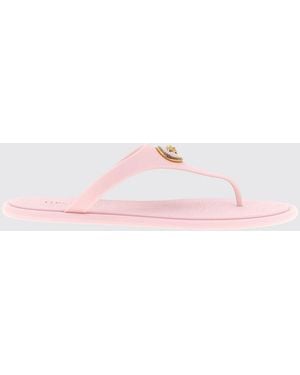 Versace La Medusa Rubber Flip Flops - Pink
