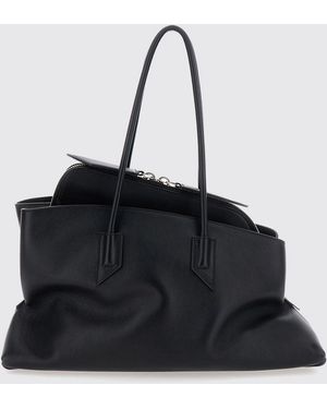 The Attico La Passeggiata Medium Shoulder Bag - Black