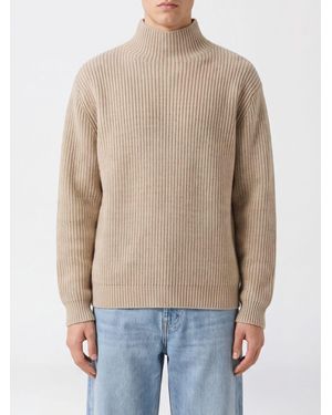 Lemaire Stehkragenpullover Aus Alpaka- Und Yakwollmischung - Blau