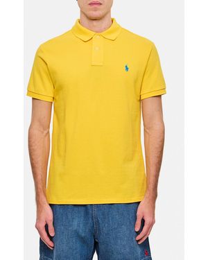 Polo Ralph Lauren Embroidered Logo Polo - Yellow