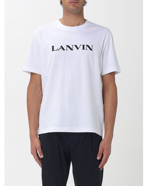 Lanvin Cotton T-Shirt With Logo - White