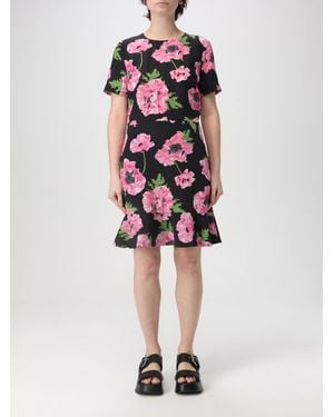 Stella McCartney Poppy Print Mini Dress Relaxed Fit - Pink