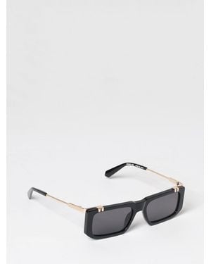 Off-White c/o Virgil Abloh Rectangular Acetate And Metal Sunglasses With Dark Lenses - Black