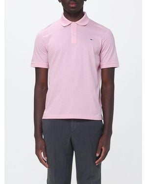 Paul & Shark Paul &Amp Shark Cotton Polo Shirt With Mini Logo - Pink